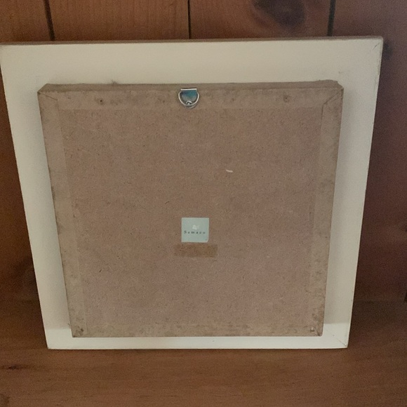 SHIP.  ANCHOR.  WHEEL. ENCASED IN GLASS WITH WOODEN FRAME - Picture 2 of 6